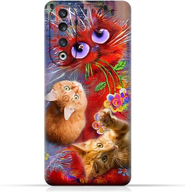 Generic TPU Protective Back Case Cover For Honor 90 Pro (5G) With Cute Cats Design