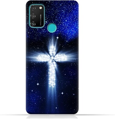 Generic Protective Case Cover For Honor 9A With Cross Pattern