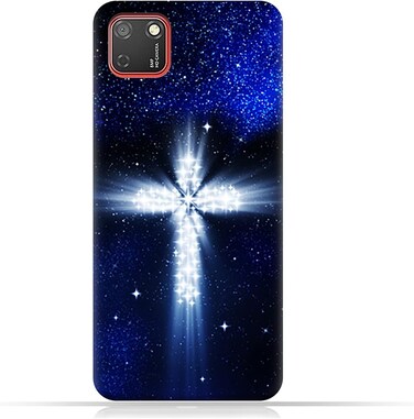 Generic Protective Case Cover For Honor 9s With Cross Pattern