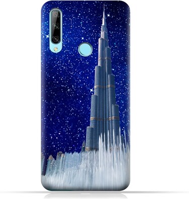 Generic Protective Case Cover For Huawei Enjoy 10 Plus With Burj Khalifa On a Starry Night Design