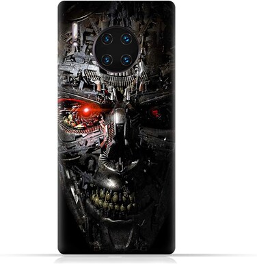 Generic Protective Case Cover For Huawei Mate 30 Pro With Terminator Robot Design