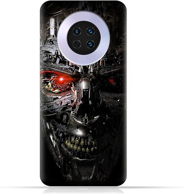 Generic Protective Case Cover For Huawei Mate 30 With Terminator Robot Design