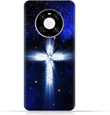 Generic Protective Case Cover For Huawei Mate 40E 4G With Cross Pattern