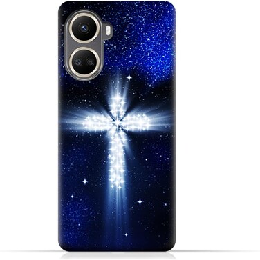 Generic TPU Protective Back Case Cover For Huawei nova 10 SE With Cross Pattern