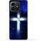 غطاء حماية خلفي من مادة TPU عامة لهاتف Honor Play6C بنمط متقاطع