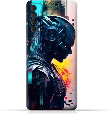 غطاء حماية خلفي من مادة TPU لهاتف هواوي P smart 2021 بتصميم رقم 039