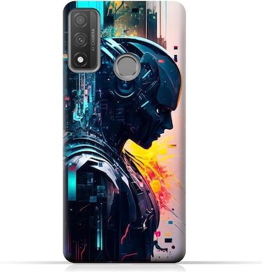 غطاء حماية خلفي للهاتف المحمول مصنوع من مادة TPU، متوافق مع هاتف هواوي P smart 2020، بتصميم رقم 4