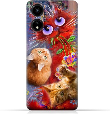 غطاء حماية خلفي للهاتف المحمول مصنوع من مادة TPU، متوافق مع هاتف Honor X5 Plus، بتصميم رقم 26.