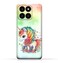 Generic TPU Protective Back Case Cover For Honor X6a (4G) With Design 043