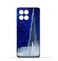 غطاء خلفي واقٍ من مادة TPU لهاتف Honor X6 بتصميم برج خليفة في ليلة مرصعة بالنجوم