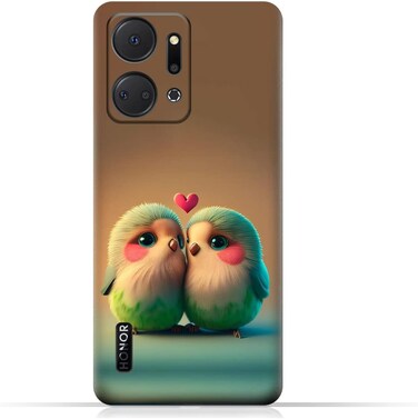 غطاء خلفي واقٍ من مادة TPU لهاتف Honor X7a بتصميم رقم 044