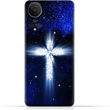 غطاء خلفي واقٍ من مادة TPU لهاتف Honor X7 بنقشة متقاطعة