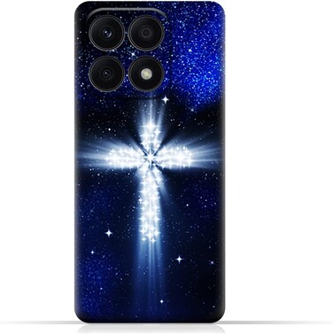 غطاء حماية خلفي من مادة TPU عامة لهاتف Honor X8a بنمط متقاطع