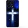 غطاء حماية خلفي من مادة TPU عامة لهاتف Honor X8a بنمط متقاطع