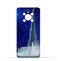 غطاء خلفي واقٍ من مادة TPU لهاتف Honor X9 (4G) بتصميم برج خليفة في ليلة مرصعة بالنجوم