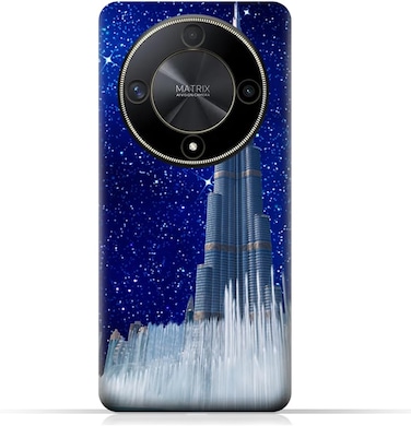 غطاء حماية خلفي للهاتف المحمول مصنوع من مادة TPU، متوافق مع هاتف Honor X9B (5G) بتصميم رقم 11