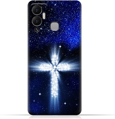 Generic TPU Protective Back Case Cover For Infinix Hot 12 Play NFC With Cross Pattern