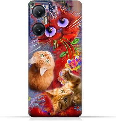 غطاء حماية خلفي للهاتف المحمول من مادة TPU، متوافق مع هاتف Infinix Hot 20 5G، بتصميم أنيق.
