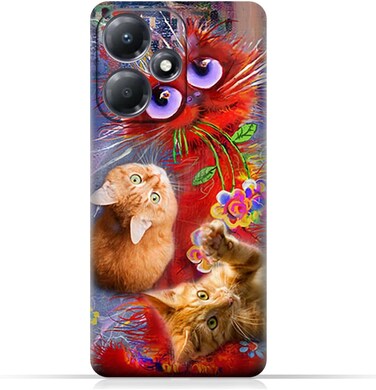 غطاء حماية خلفي للهاتف المحمول من مادة TPU، متوافق مع هاتف Infinix Hot 30 بتصميم 26