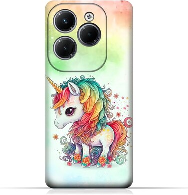 Generic TPU Protective Mobile Back Case Cover Compatible With Infinix Hot 40 Pro With Design 08
