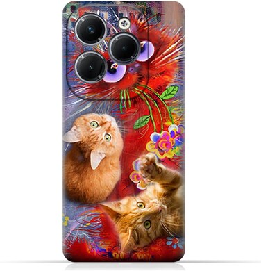 غطاء حماية خلفي للهاتف المحمول من مادة TPU، متوافق مع هاتف Infinix Hot 40 Pro بتصميم 26
