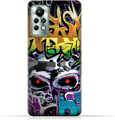 غطاء خلفي واقٍ للهاتف المحمول من مادة TPU، متوافق مع هاتف Infinix Note 11 Pro، بتصميم رقم 03