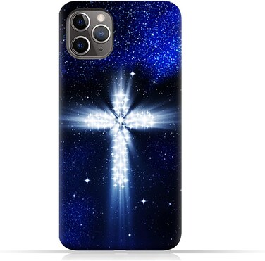 Generic Protective Case Cover For Apple iPhone 11 Pro Max With Cross Pattern