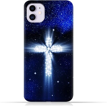 Generic Protective Case Cover For Apple iPhone 11 With Cross Pattern