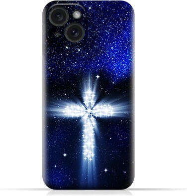 Generic TPU Protective Back Case Cover For Apple iPhone 15 Plus With Cross Pattern