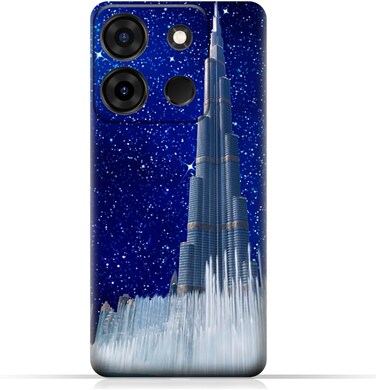 غطاء حماية خلفي للهاتف المحمول مصنوع من مادة TPU، متوافق مع هاتف Infinix Smart 7 بتصميم 11