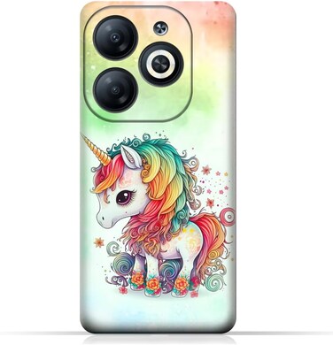 Generic TPU Protective Mobile Back Case Cover Compatible With Infinix Smart 8 HD With Design 08