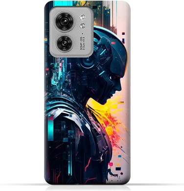 Generic TPU Protective Back Case Cover For Motorola Edge 40 (LTE / 5G ) With Design 039
