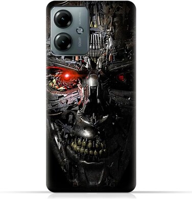 Generic TPU Protective Back Case Cover For Motorola Moto G14 (4G) With Terminator Robot Design