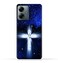 Generic TPU Protective Back Case Cover For Motorola Moto G14 (4G) With Cross Pattern