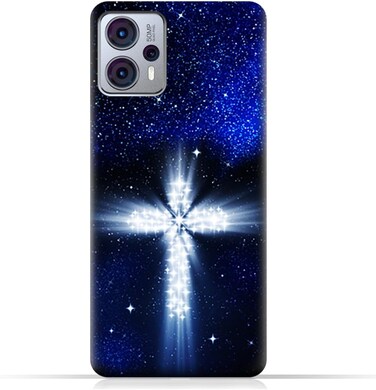 Generic TPU Protective Back Case Cover For Motorola Moto G23 With Cross Pattern