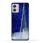Generic TPU Protective Back Case Cover For Motorola Moto G53 With Burj Khalifa On a Starry Night Design