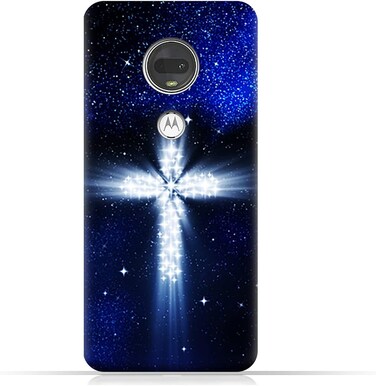 Generic Protective Case Cover For Motorola Moto G7 With Cross Pattern