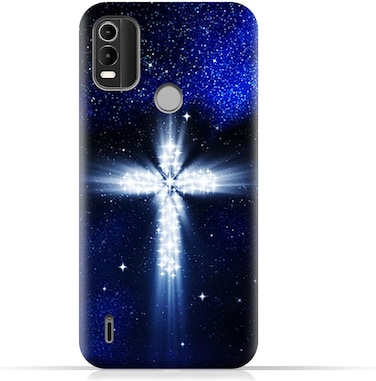 Generic TPU Protective Back Case Cover For Nokia C21 Plus With Cross Pattern