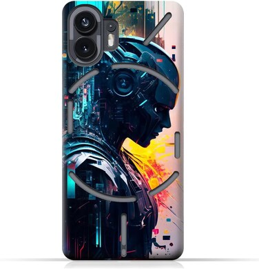 غطاء خلفي واقٍ للهاتف المحمول من مادة TPU، متوافق مع هاتف Nothing Phone 2، بتصميم رقم 04.