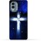 Generic TPU Protective Back Case Cover For Nokia X30 With Cross Pattern