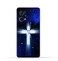غطاء حماية خلفي من مادة TPU عامة لهاتف Oppo Reno7 Pro 5G بنمط متقاطع