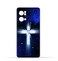 غطاء حماية خلفي من مادة TPU عامة لهاتف Oppo Reno7 Pro 5G بنمط متقاطع