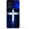 غطاء حماية خلفي من مادة TPU عامة لهاتف Oppo Reno7 Pro 5G بنمط متقاطع