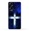 غطاء حماية خلفي من مادة TPU لهاتف Oppo A1 / Oppo A1 (5G) بنمط متقاطع