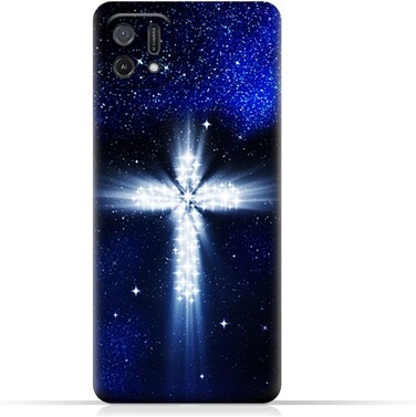 Generic TPU Protective Back Case Cover For Oppo A16K With Cross Pattern