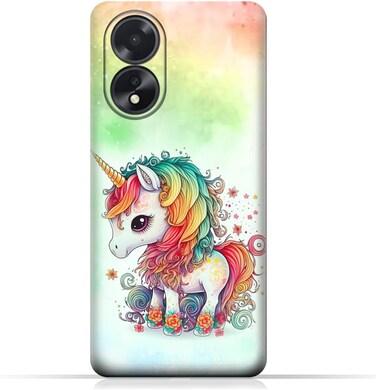 Generic TPU Protective Mobile Back Case Cover Compatible With Oppo A18 With Design 08