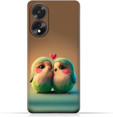 Generic TPU Protective Mobile Back Case Cover Compatible With Oppo A38 With Design 09