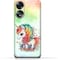 Generic TPU Protective Mobile Back Case Cover Compatible With Oppo A58 4G With Design 08