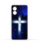Generic TPU Protective Back Case Cover For Oppo A58x With Cross Pattern