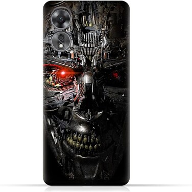 غطاء خلفي واقٍ من مادة TPU لهاتف Oppo A58 5G بتصميم روبوت Terminator